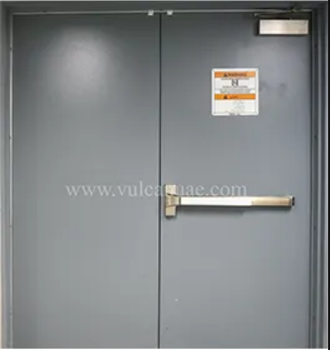 Versatile Hollow Metal Door – Fire Rated and Non-Fire Rated Options, Double-Skinned Steel, Honeycomb/Rockwool Infill, RAL Powder Coated, ANSI/UL Certified, Heavy Duty Security